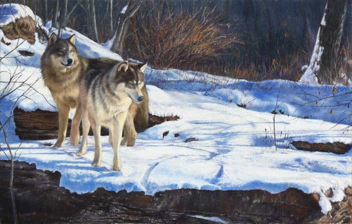 "Going Going Gone" - 18"x 28" Oil on Linen, Original Available, Prints Available